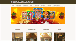 Desktop Screenshot of bhaktasangam.org